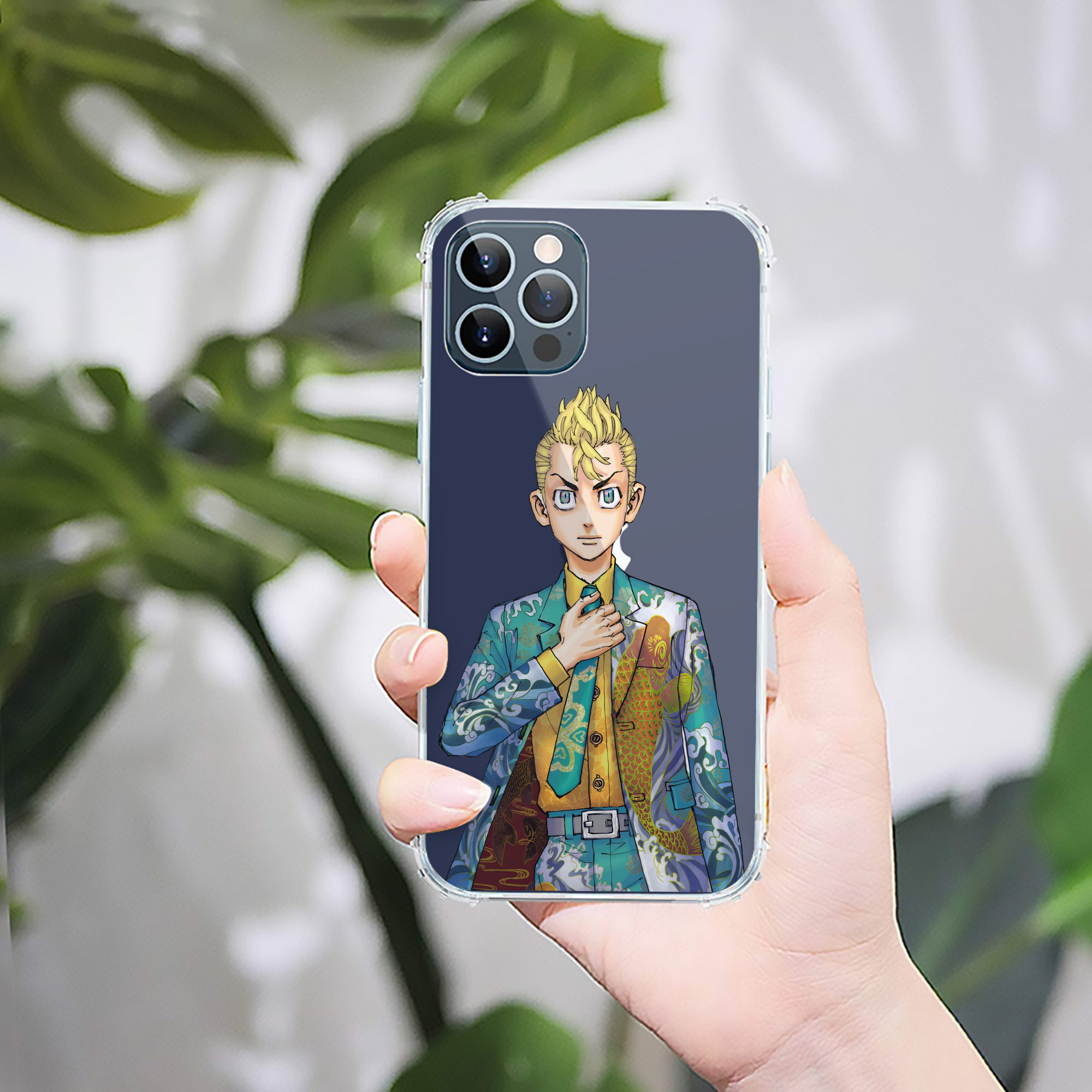 （画像用） 東京リベンジャーズ Tokyo Revengers 【iPhone 12シリーズ対応】透明スマホケース（クリアソフトケース）